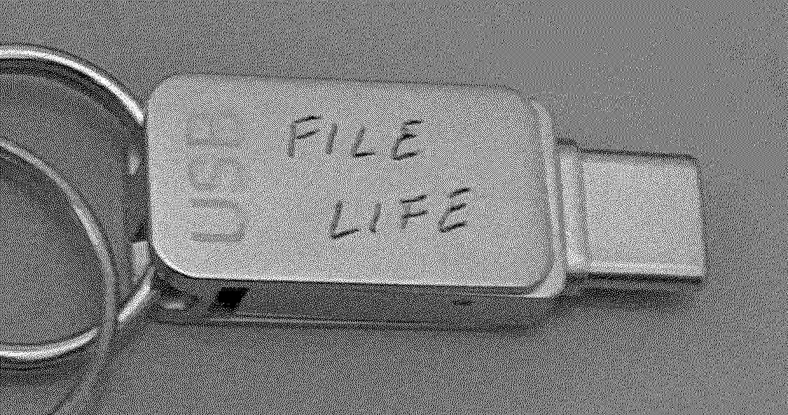 USB Club USB stick with File Life written on it